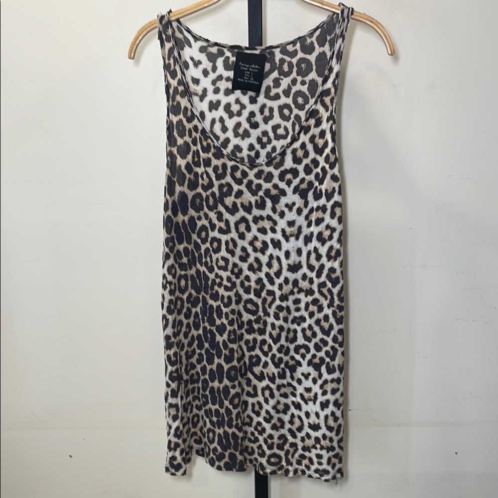 Zara Leopard Print Tank Top